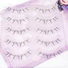 4-8mm Realistic Lower Eyelashes Soft Manga Bottom Cluster Lashes for Dating Wedding Daily Use