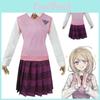 Danganronpa V3 Akamatsu Kaede Cosplay Costume Full Set Exquisite Uniform Design
