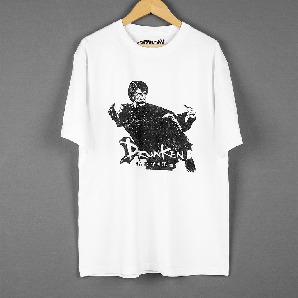 Drunken Master T-Shirt Jackie Chan Hongkong Kung Fu Film Schlange im Schatten des Adlers Unisex Kurzarm Baumwollhemd