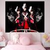 Classic Kawaii Metal Band B-Babymetal Colorful Tapestry Wall Hanging Cheap Hippie Wall Hanging Bohemian Wall Tapestries
