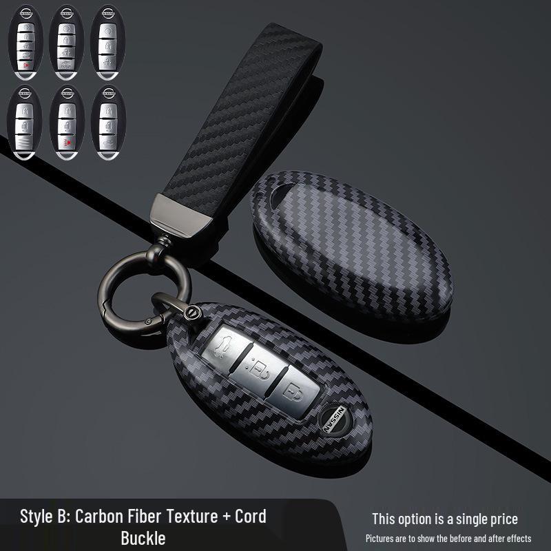 Key Covers & Buckles for Nissan Models: X-Trail, Teana, Tiida, Terra, Murano, Sylphy, Qashqai, & More.