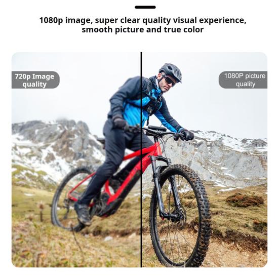 1080P WiFi Camera with Infrared Night Vision Home Security Solution HD-compatible Motion Detection Memory Card Storage Camera