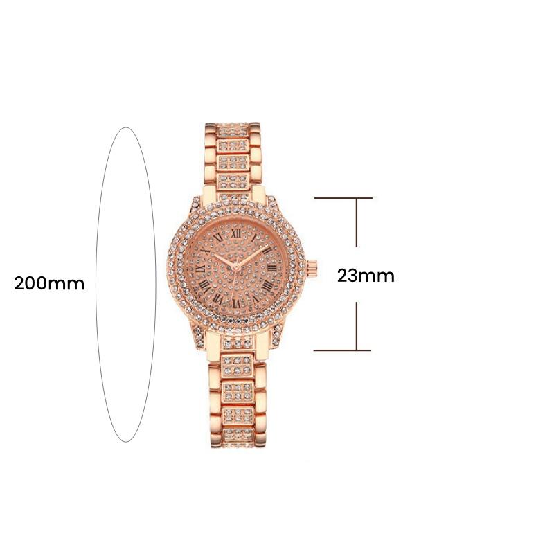 Ceas Cuarț Femei Ceasuri Strasuri Brățară Cataramă Ceasuri