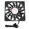 120mm 4pin PWM Case Fan MFDB Dynamic Pressure Bearing 500RPM To 1800RPM PC Cooling Fan for Computer Case Black