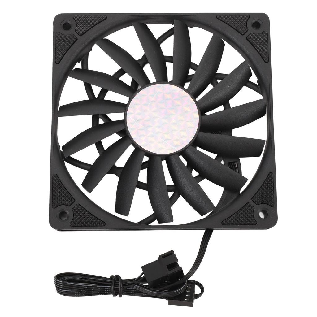 120mm 4pin PWM Case Fan MFDB Dynamic Pressure Bearing 500RPM To 1800RPM PC Cooling Fan for Computer Case Black