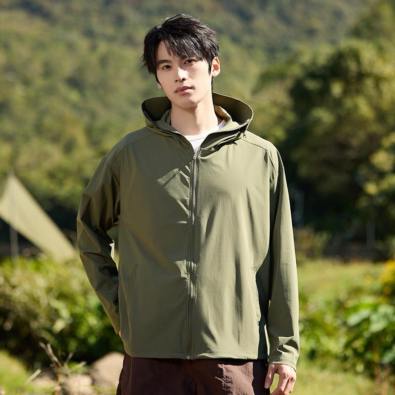 Sunscreen Clothing Women's UV Protection Outdoor Loose Sunscreen Top Jacket Sunscreen Clothing Men's Ice Silk Sunscreen Clothing