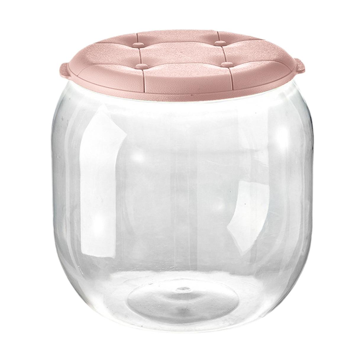 Коробка для хранения органайзер для чучел животных большая емкость прозрачный дизайн пылезащитное ведро для кукол с крышкой розовый 1859₽