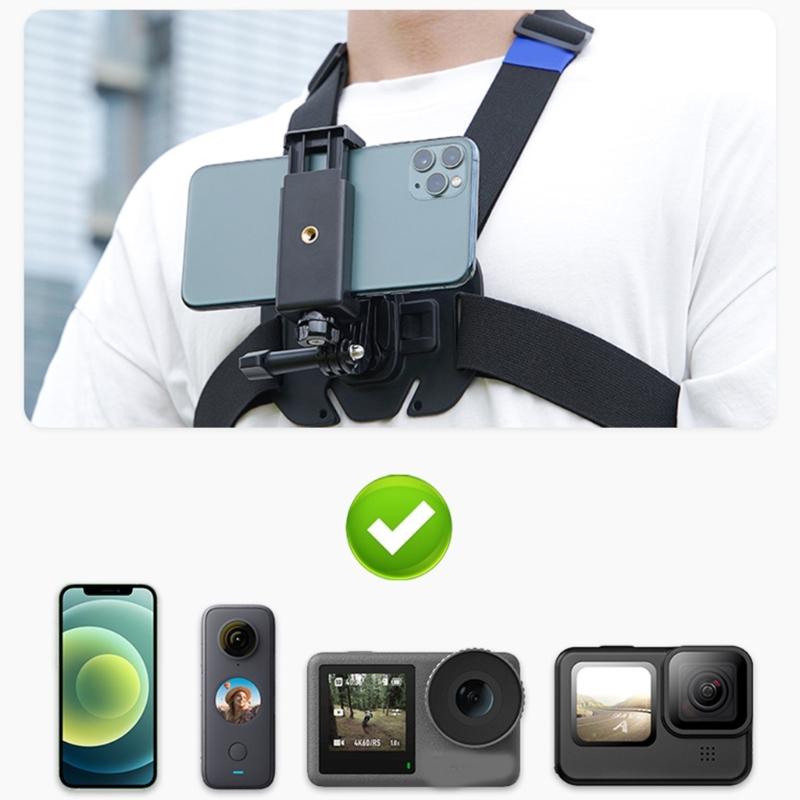 Chest Strap Mount Belt for  10 9 8 7 6 5 Action 3 2 Action Camera Chest Harness Mount Adapter Holder Accessories