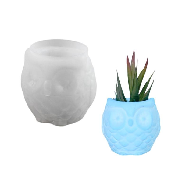 Silikon Handgefertigte Formen Einzigartige Blumentopf Formen Tierform Silikon Sukkulenten Pflanzgefäß Form Bastelform für Blumentopf