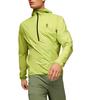 On Waterproof Anorak Comfortable Pullover Lg Sleeve Jacket Men Jacket Lemon-Yellow 1MD10110867