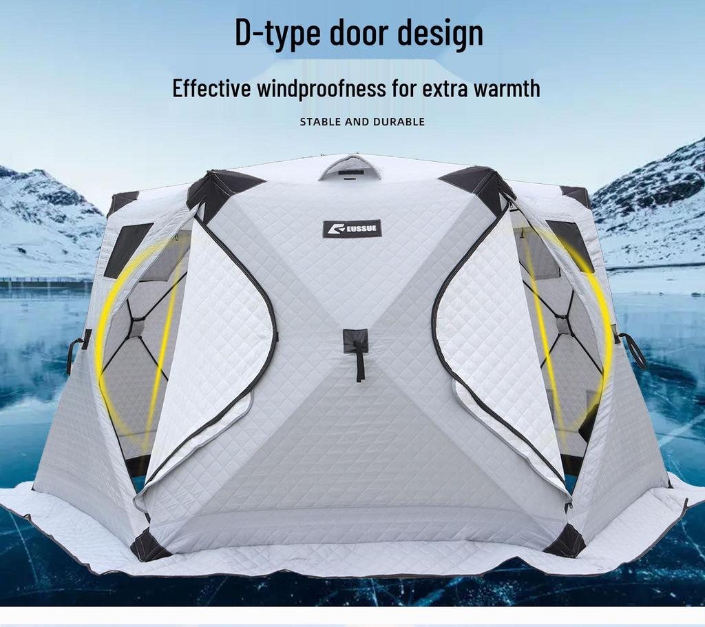 Winter Warm Tent: Insulated Cotton Ice Fishing & Camping Shelter