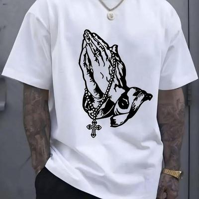 Stylish Men's 'Pray' Graphic Unisex T-shirt