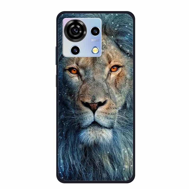 For ZTE V50 Vita Phone Case TPU Soft Back Cover Cartoon Luxury Silicone Phone Cases for ZTE Blade V40 V 40 50 Vita Animal Funda