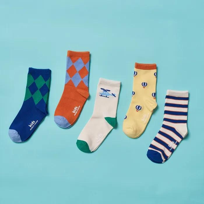 Montag bis Freitag Socken 5er-Set Helikopter