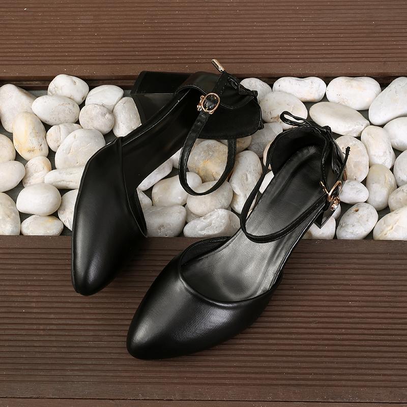Spring Summer Fairy Style Thin-Strap High Heels Bowknot with Golden Buckle Comfortable Versatile