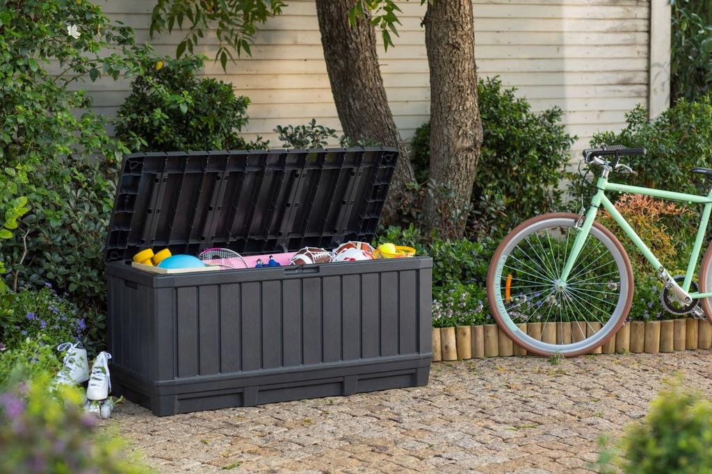 KETER Tuinbox Opbergbox Zitje 350L