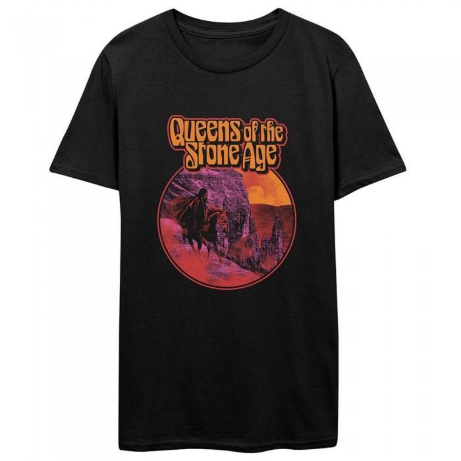 Queens Of The Stone Age Unisex Adult Hell Ride Cotton T-Shirt S