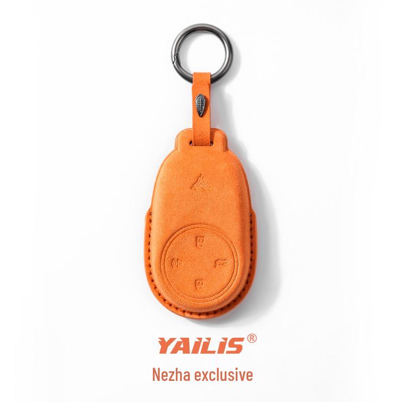 Nezha GT Suede Key Case: Remote Protection Bag with Interior Modification for Nezha AYA
