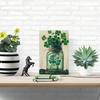 Green Clover Metal Wall Poster Holiday Decor Gift