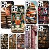 Read Books Illustration Reading Phone Case For Iphone 17 Air 16 15 Plus 16E 14 Pro Max 13 Mini 12 11 7 8 SE Fundas Soft Back Cov