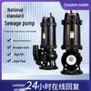 Large Non-Clog Submersible Sewage Pump with High Head and Large Flow