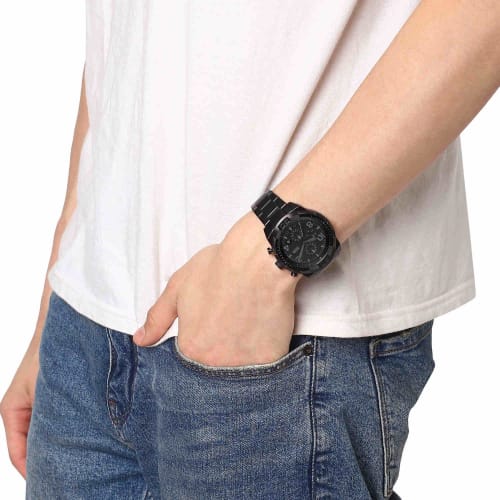 Fossil Bronson FS5712 Men's Watch, Officially Imported, Black