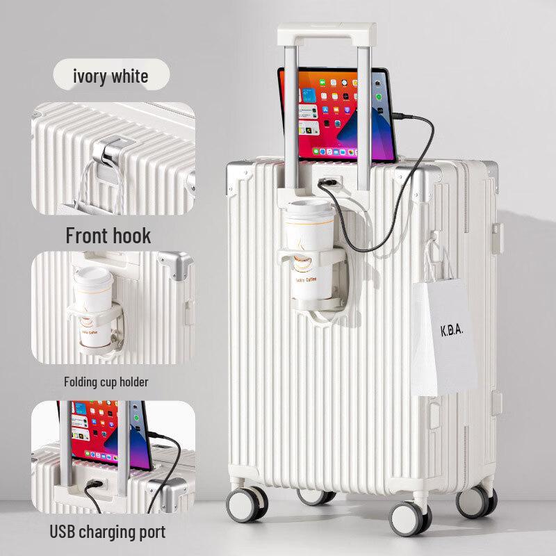 

Kuai Chi 20-inch Hardside Spinner Suitcase
