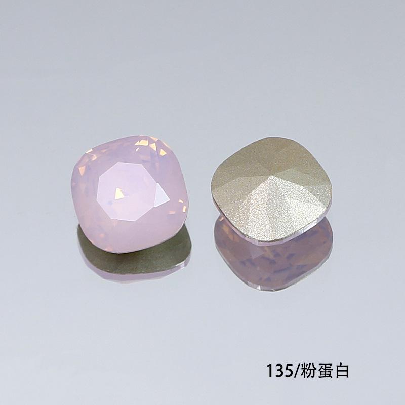 10Pcs Crystal K9 Glass Drill Tip Bottom Drill Fat Square Special-Shaped Nail Drill Clothing Accessories