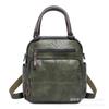 Women's Backpack Multifunctional and Fashionable, Paired with Genuine Leather Shoulder Bag, Diagonally Crossed, Hand-held, Retro Single Shoulder