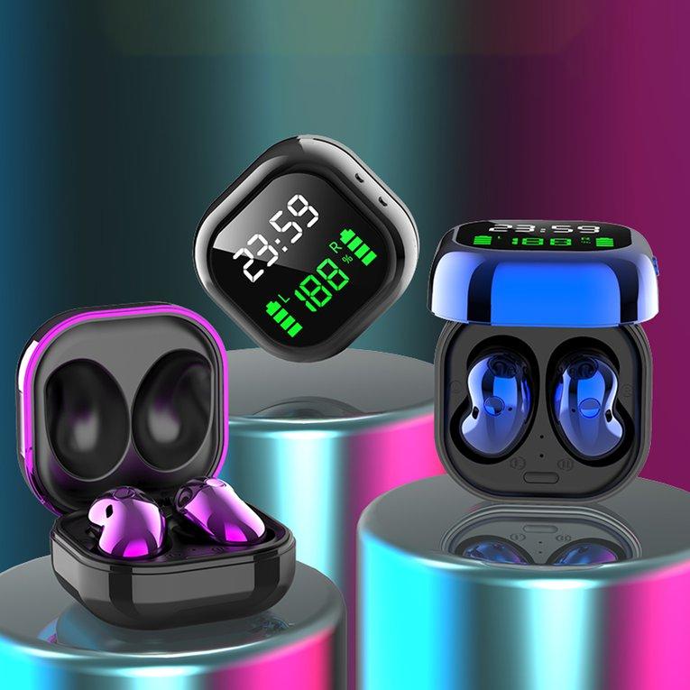 S6 PLUS Auricular inalámbrico de control por voz Sport auriculares estéreo en la oreja los auriculares S6 PLUS Auricular inalámbrico de control por voz Sport auriculares estéreo en la oreja los auriculares