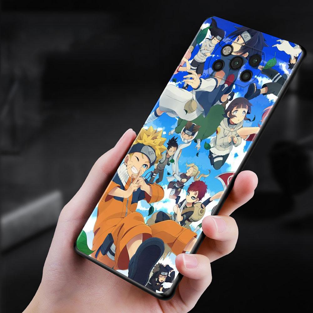 Naruto Anime Phone Case For Xiaomi Poco X3 NFC M3 M4 Pro F3 GT Mi 12 10T Note 10 11 Lite 11T Pro 9T CC9 Cover Silicone Coque