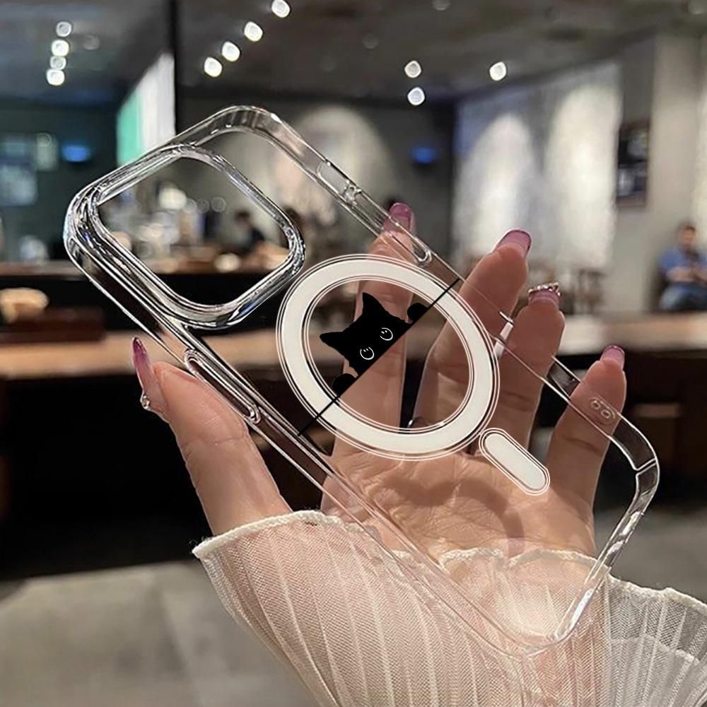 Magnetic Phone Case for iPhone 12 14 16 17 Pro 17 16 15 14 13 12 Pro Max  12 13 14 15  16 High Quality Shockproof Shell Full Protection Cute Style