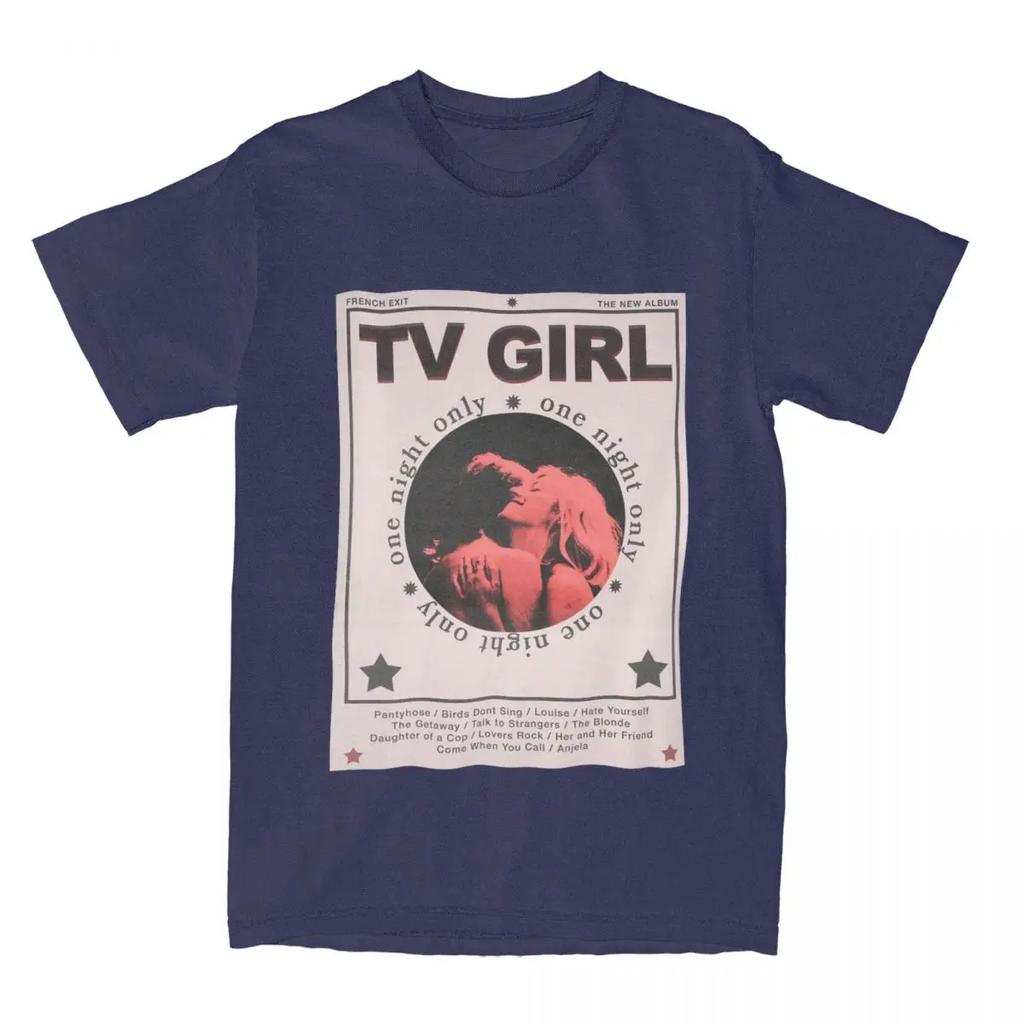 TV Girl French Exit Poster Apparel Shirt Men Women Unique  Printed Tee Shirts