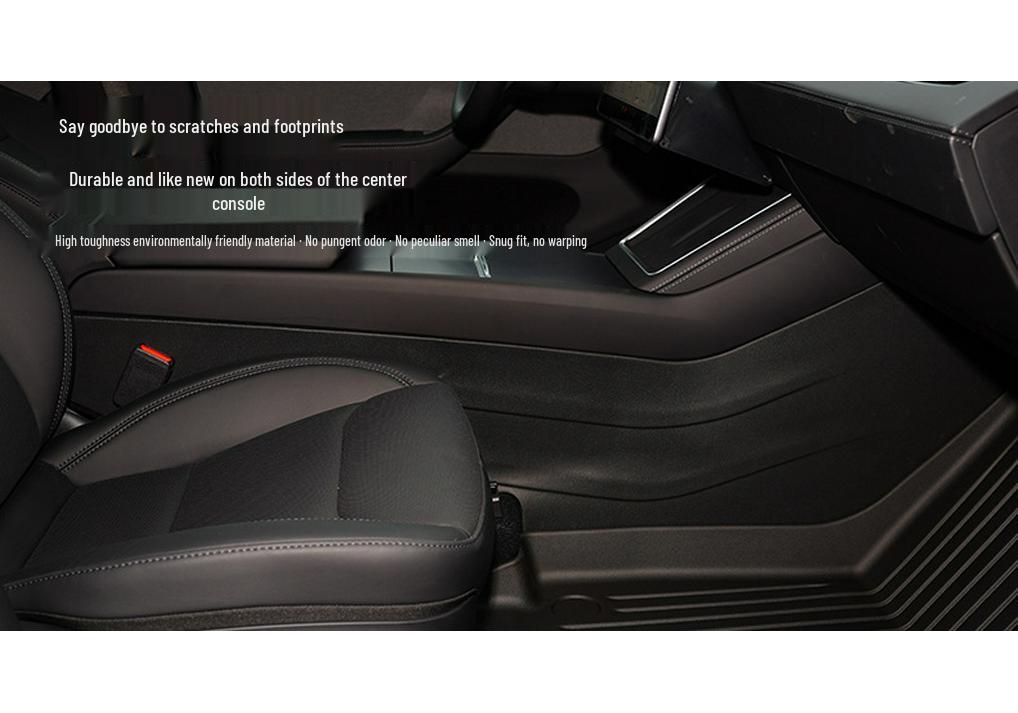 Tesla Model Y/3 Center Console Side Protective Car Floor Mats
