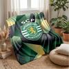 Coperta in pile di flanella morbida FC Sporting CP Leggera Accogliente Calda Coperta da divano letto Decorazione per la casa