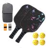 Likeregal Pickleball Paddle Set: Fiberglass Pickleball Paddle Set with Lightweight, Non-Slip, Sweat-Absorbing Grip, and Dedicated Carrying Bag.
