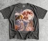Three Snails Moon Graphic Tee, Vintage Cosmic Snail Shirt, Goblincore Nature Lover Gift