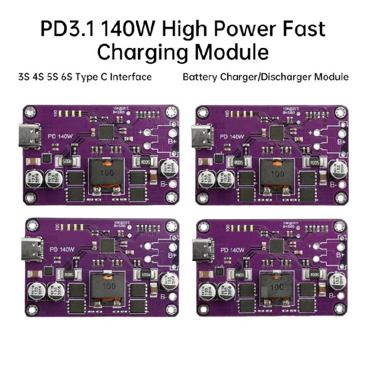 Intelligent 140W PD3.1 Charging System with Auto Current Regulation for Multiple Devices