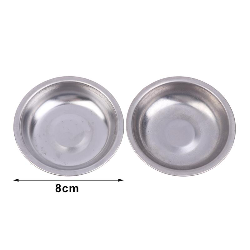 

6/12pcs 5/8cm Stainless Steel Painting Color Bowls Oil Paint Trays Paint Color Mixing Cups Color Mixer Painting Tools