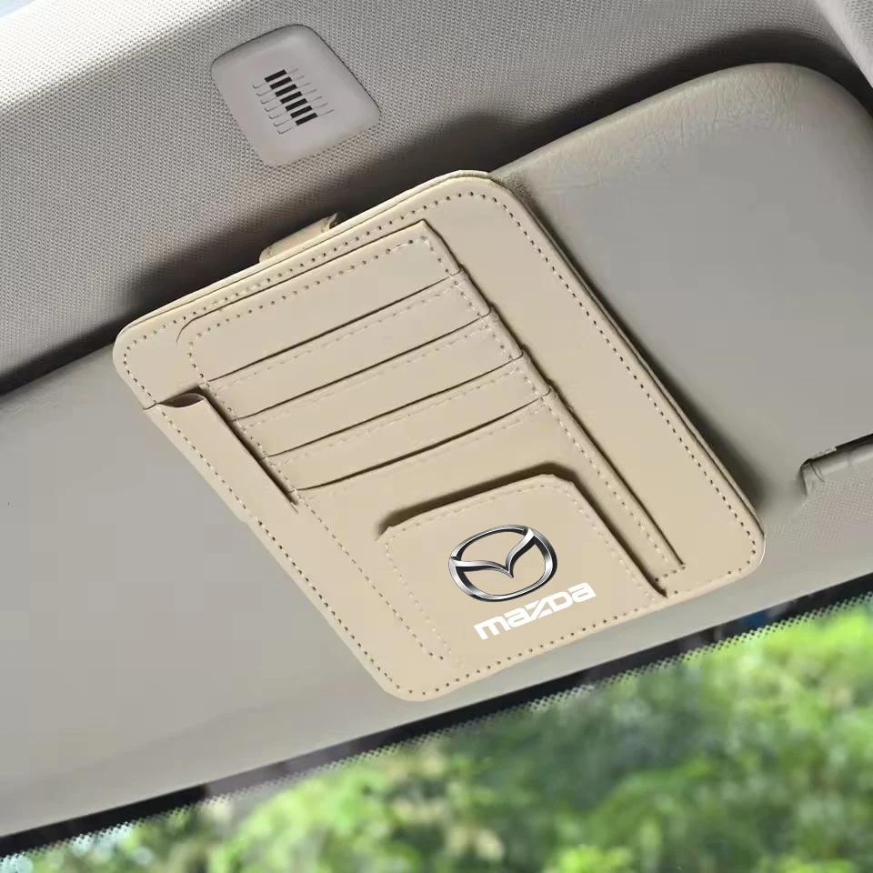 AAFC1 Auto-Sonnenblenden-Organizer IC-Kartenfach Brillenclip für Mazda CX-5 2 3 6 5 CX-30 CX-4 CX-3 MX-5 CX-9 CX-8 CX-7 GJ BM BL Dekorations Teile