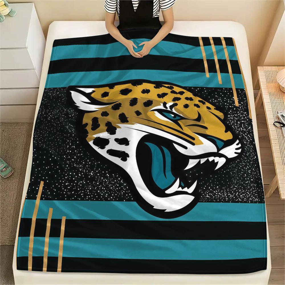 Jacksonville Jaguars2 Flannel Blanket, High Quality Comfortable for All Seasons, Home Decor, Warmth and Comfort