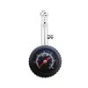 Tire Pressure Gauge 0-60 PSI, Heavy-Duty Chrome Metal Head, Measurement Tool for