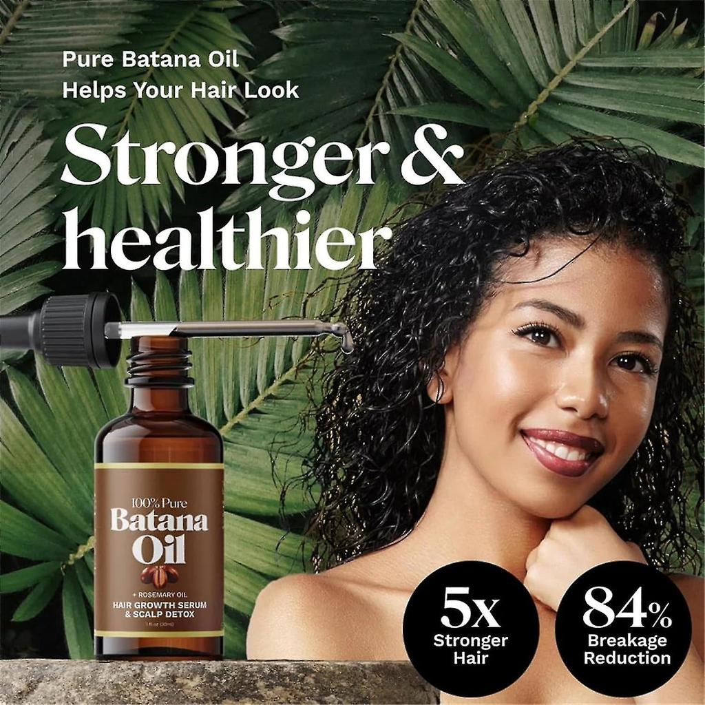 1/2/3pcs Pure Batana Oil, Rosemary Hair care essential oil, makes your hair healthier