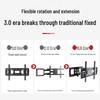 Junao 26-65 Inch Retractable Rotating TV Wall Mount