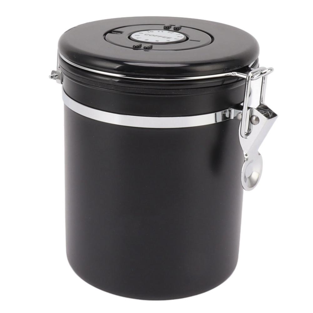 1.2L / 1.5L / 1.8L Coffee Bean Storage Container Airtight Coffee Container  For Cereal Storage