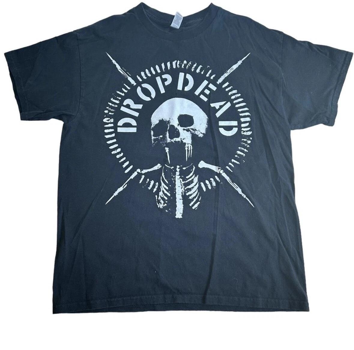 Dropdead Хардкор Краст Панк Группа Футболка Мерч Винтаж Грайндкор Дистопия Y2K S