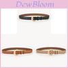 Classic Leather Belt For Women And Men With Alloy Buckle For Casual And Business Wear