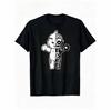 Kewpie Skeleton Zombie T-  Unisex T-Shirt Casual Clothes Perfect for Home Outdoor Work Gifting(Birthdays Valen