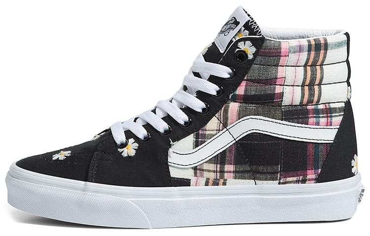 Vans SK8 HI  Черный Белый Розовый  VN0A7Q5NUUW 37