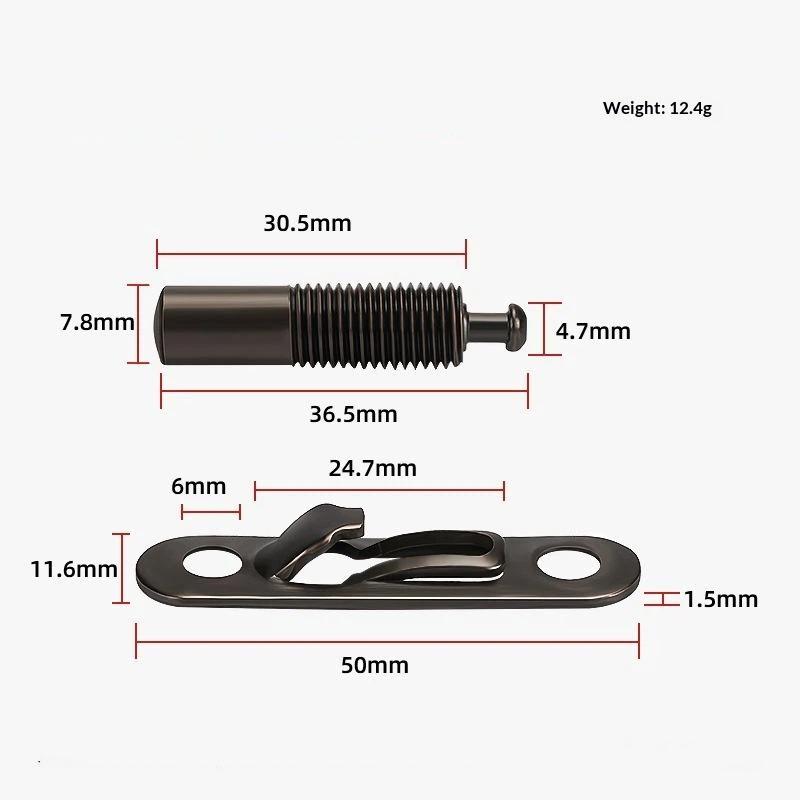 Elastic Invisible Panel Fasteners for Furniture 2 in 1 Cabinet Connector Set  for Seamless DIY Home Assembly